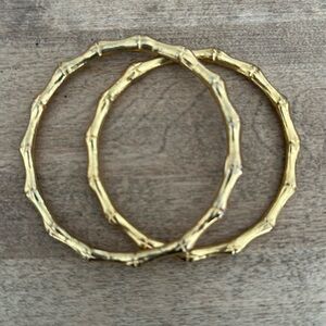 #Grandmillennial #Gold #bamboo #bangles
